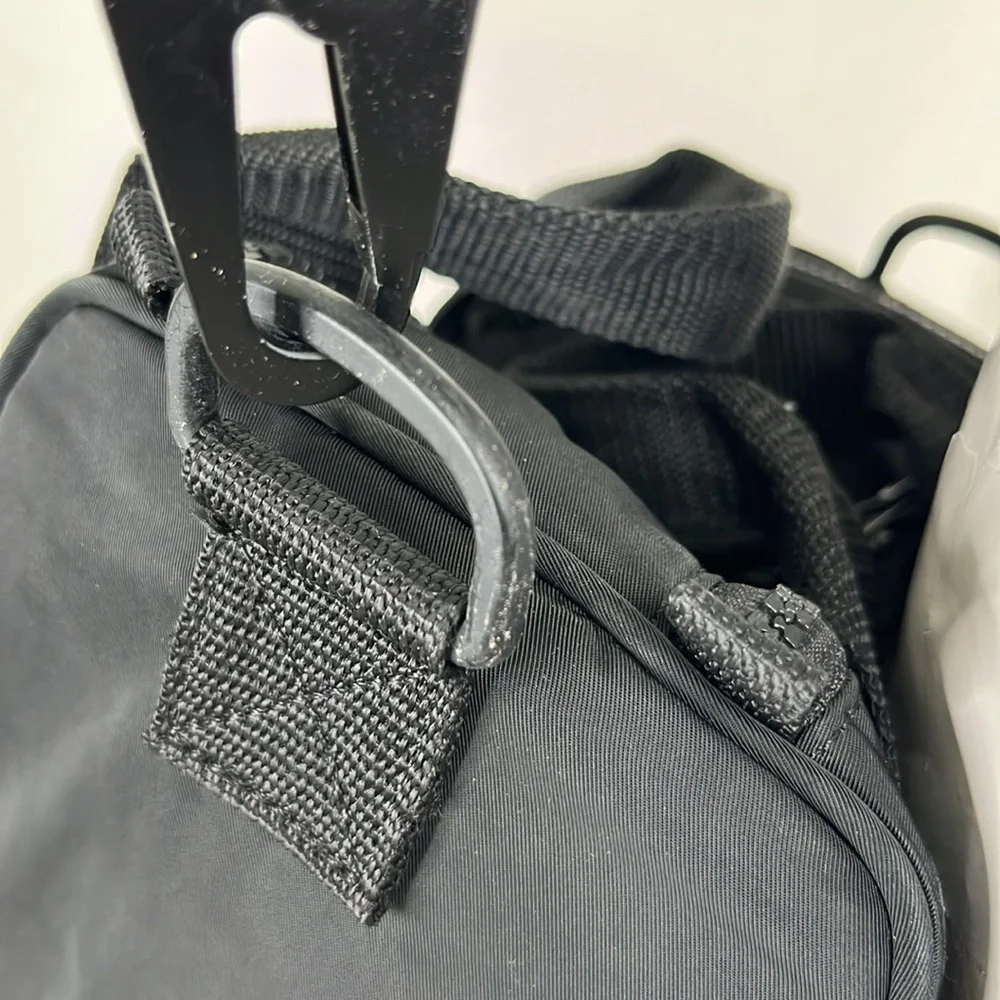 Y-3 Yohji Yamamoto Crossbody Mini Duffel Adidas Black Nylon Shoulder Bag